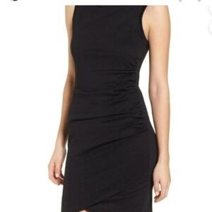Nordstrom Leith Black Bodycon Dress (Small)